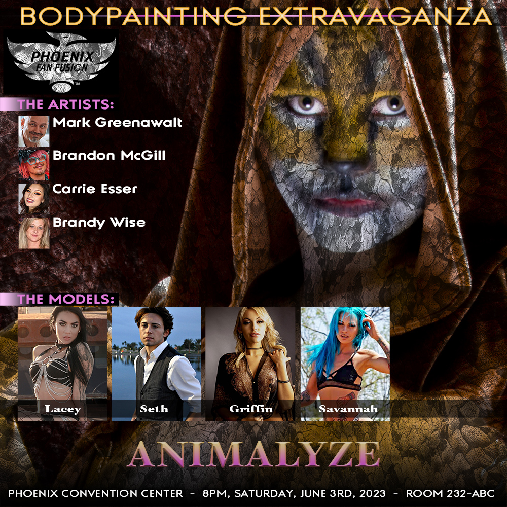 Animalyze theme Bodypainting at Phoenix Fan Fusion